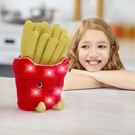 Fao Schwarz plys pommes frites med lyd og lys