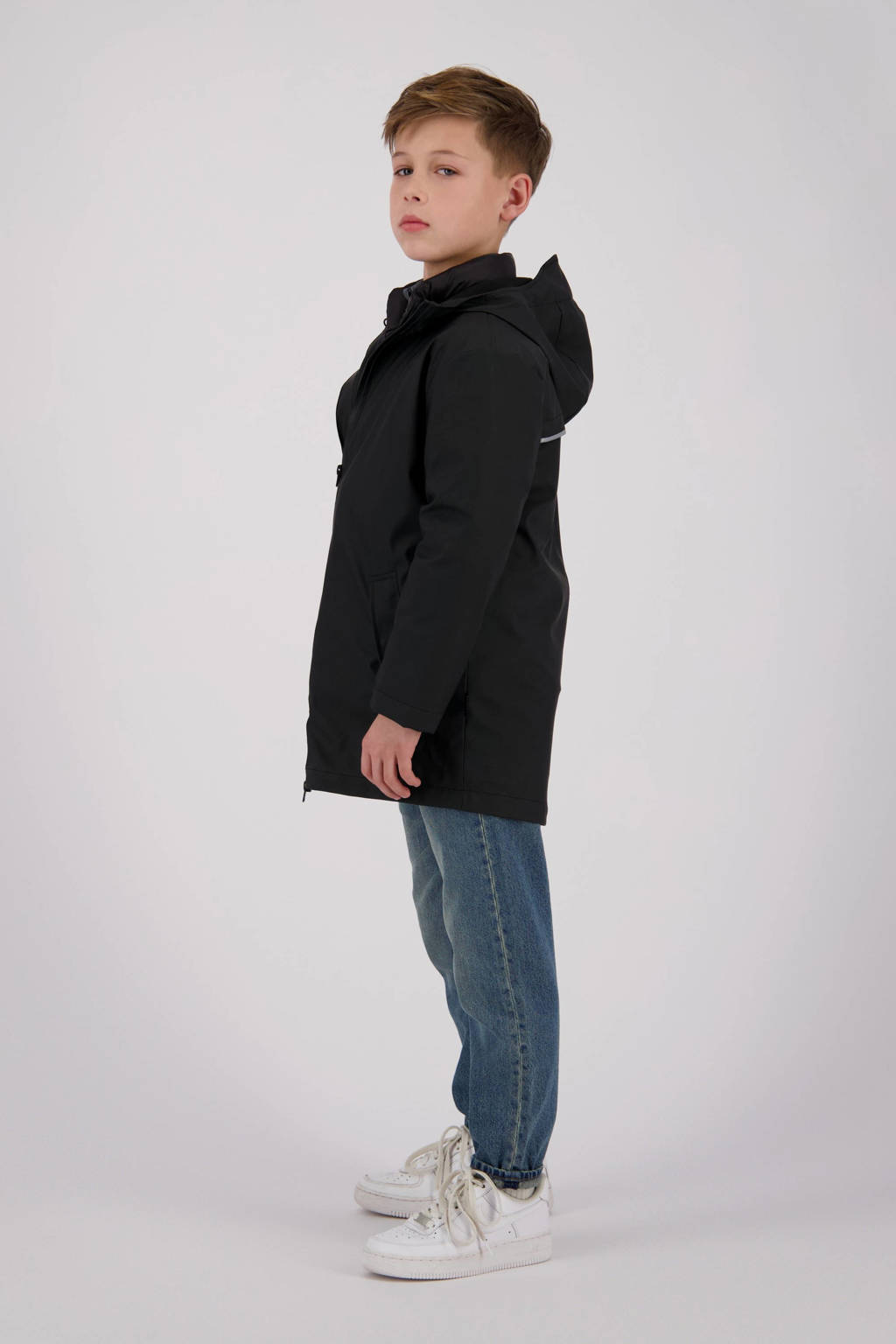 Vingino kids regenjas Monsoon zwart