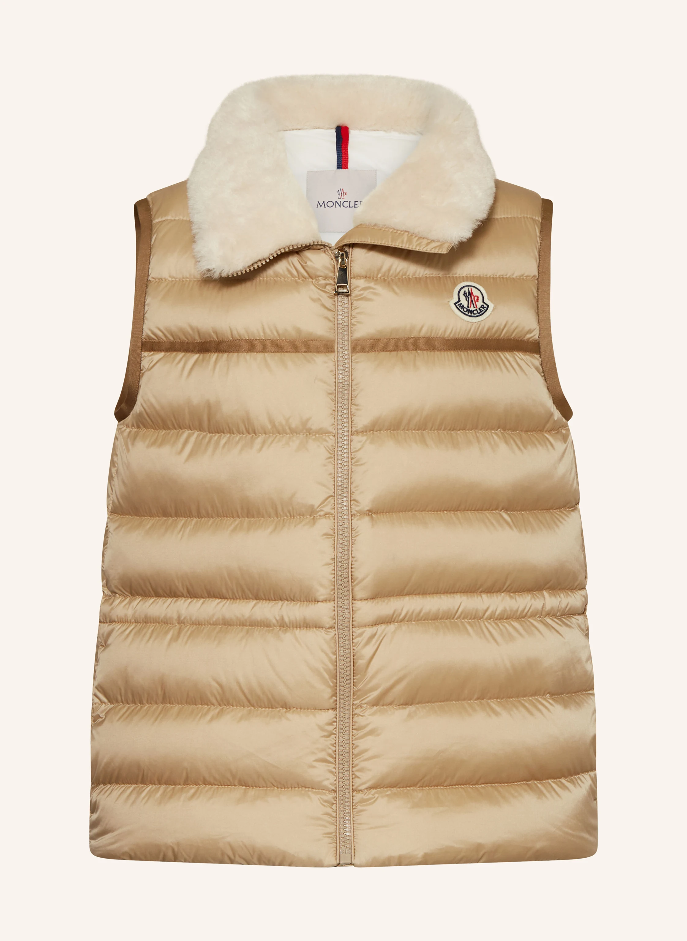 MONCLER enfant Daunenweste ELISHEBA mit Kunstpelz