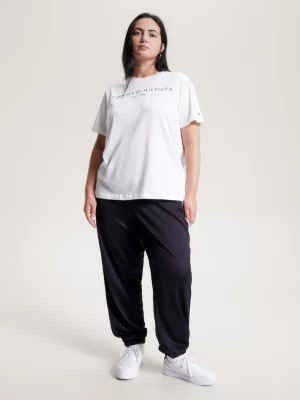 Camiseta Curve com gola redonda