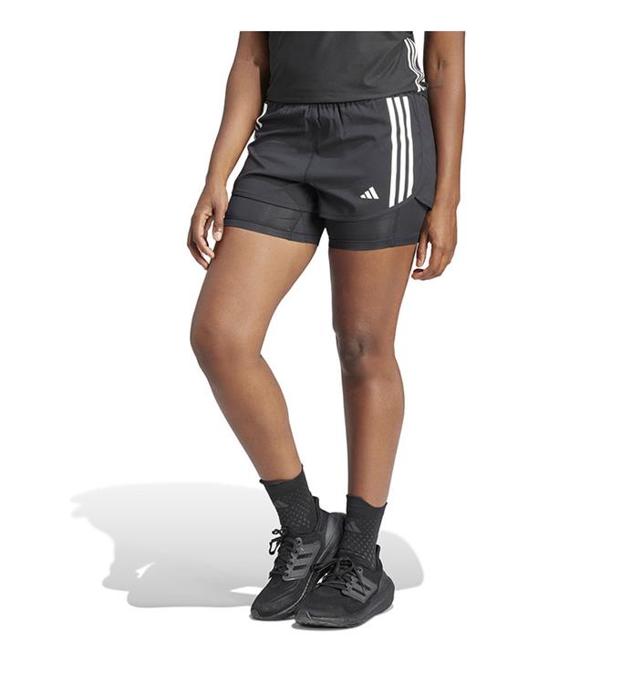 adidas Women Own The Run 3S 2-in-1 Hardloopshort