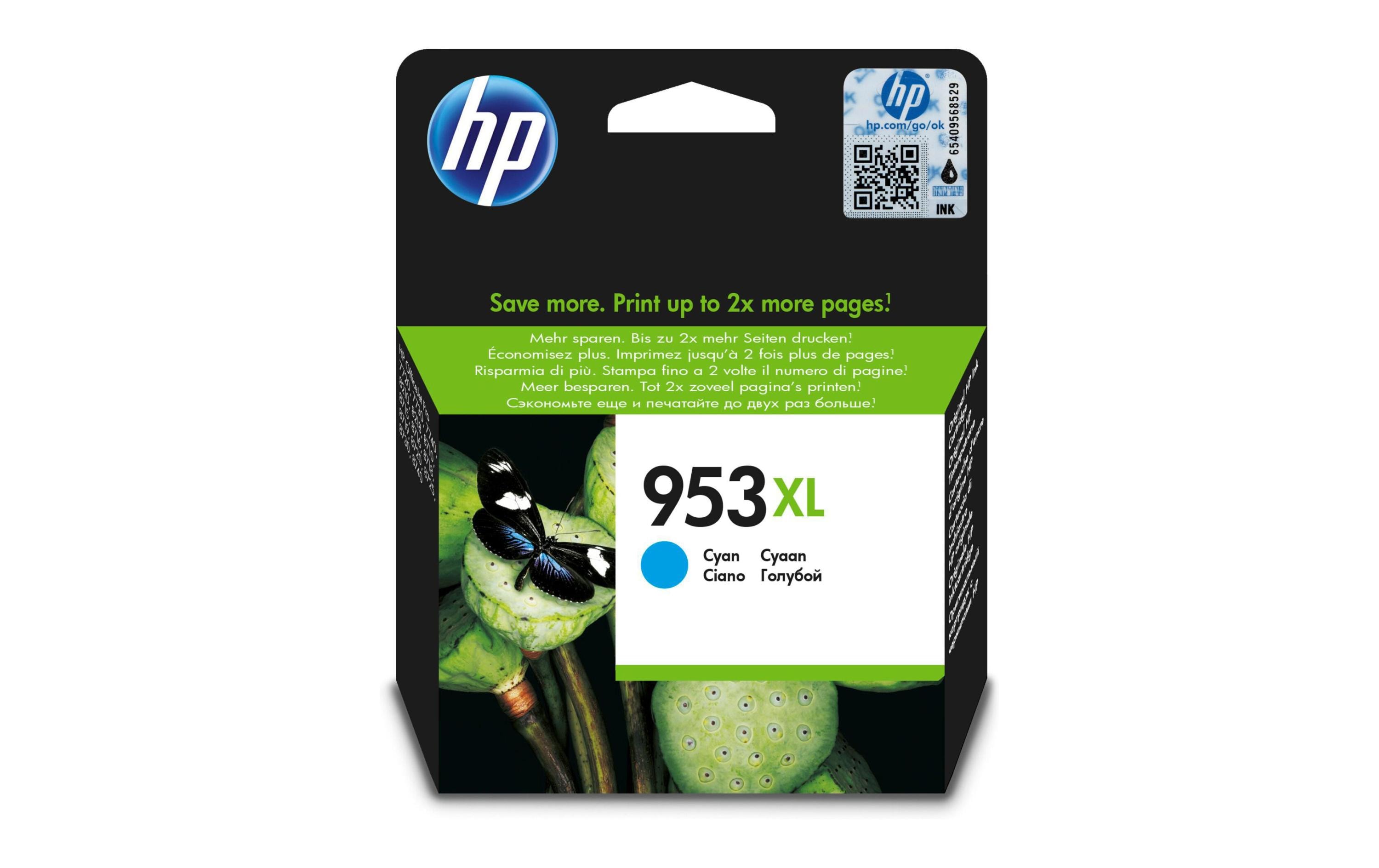 Tinte Nr. 953XL (F6U16AE) CyanDruckerpatrone