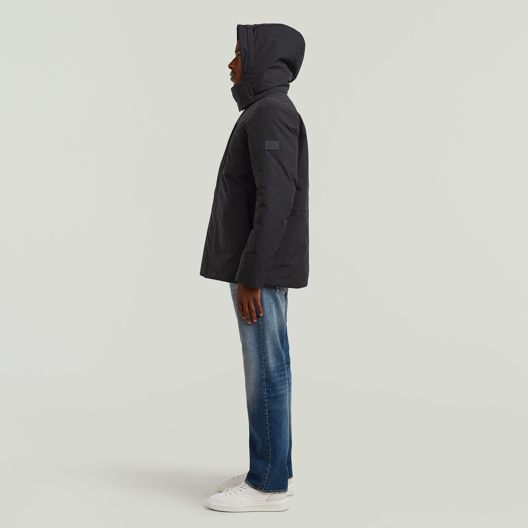 G-STAR Outdoorjacke »Clean Vodan Padded Hooded Jacket« mit Kapuze mit abnehmbarer Kapuze