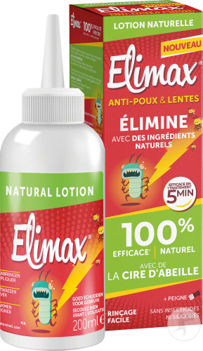 Elimax Green Lotion Naturelle Anti-Poux Et Lentes Flacon 200ml