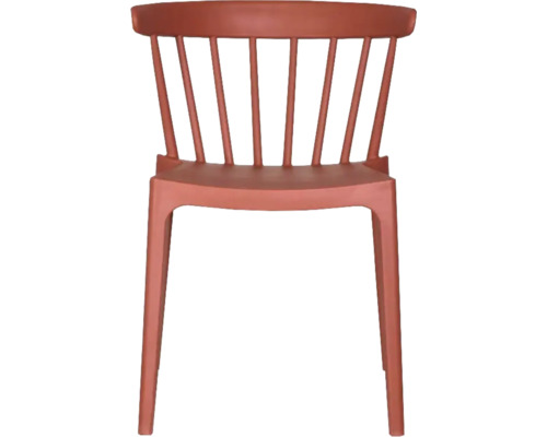 Windson stapelstoel 54×53×75 cm, terracotta
