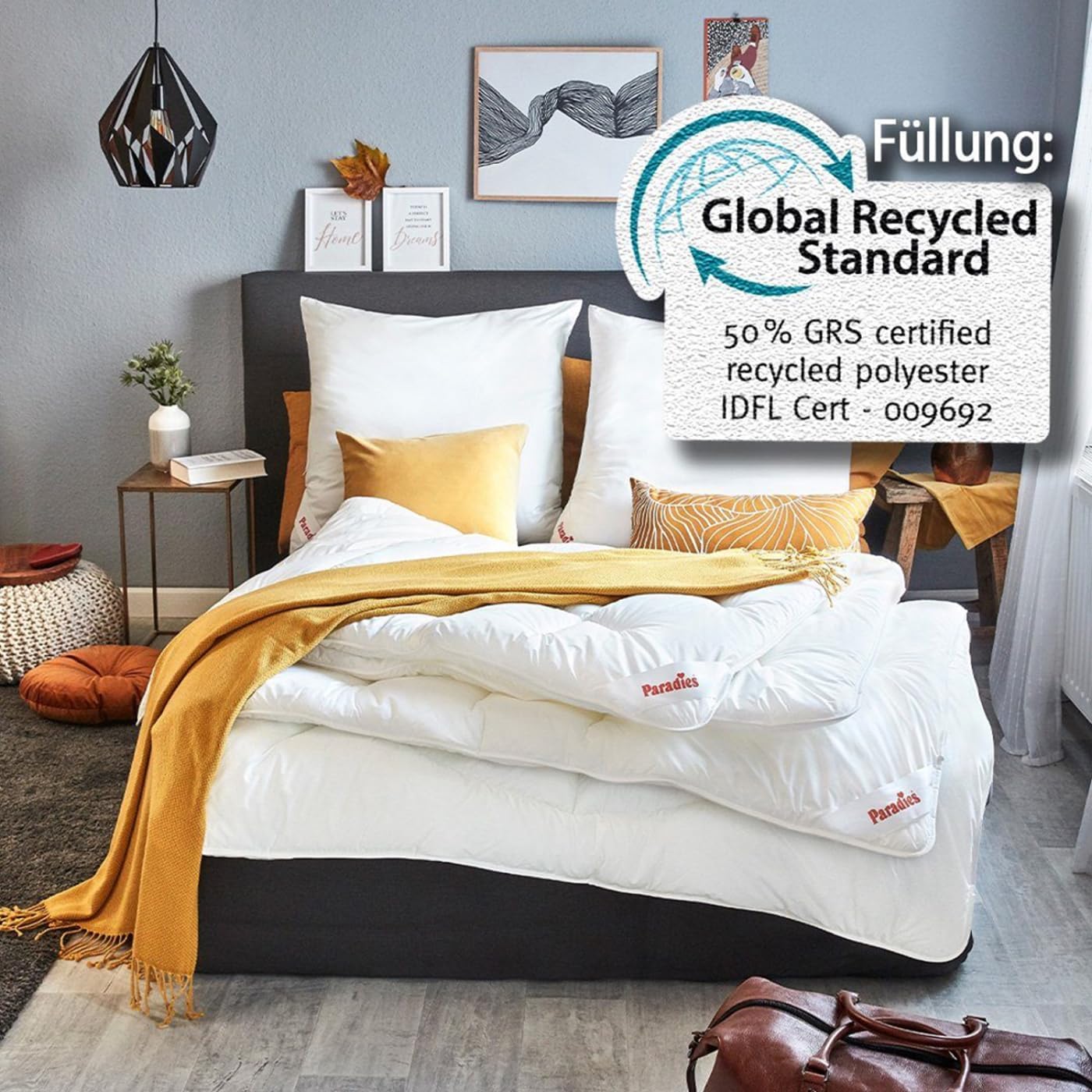 PARADIES Winterbett Halia (BL 135x200 cm) BL 135x200 cm weiß Bettdecke
