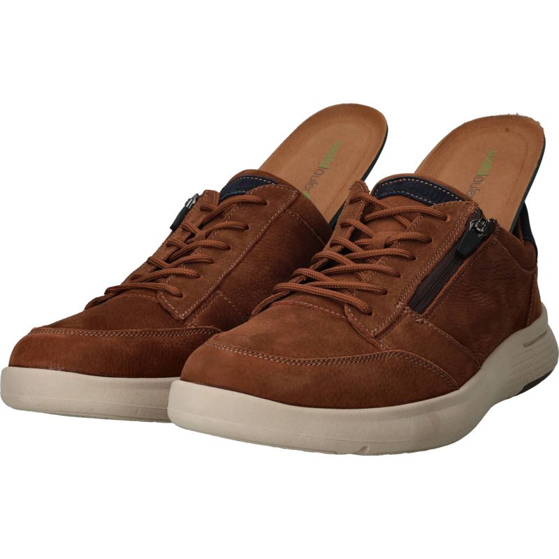 Waldlaufer Heiko Veterschoenen Cognac Heren