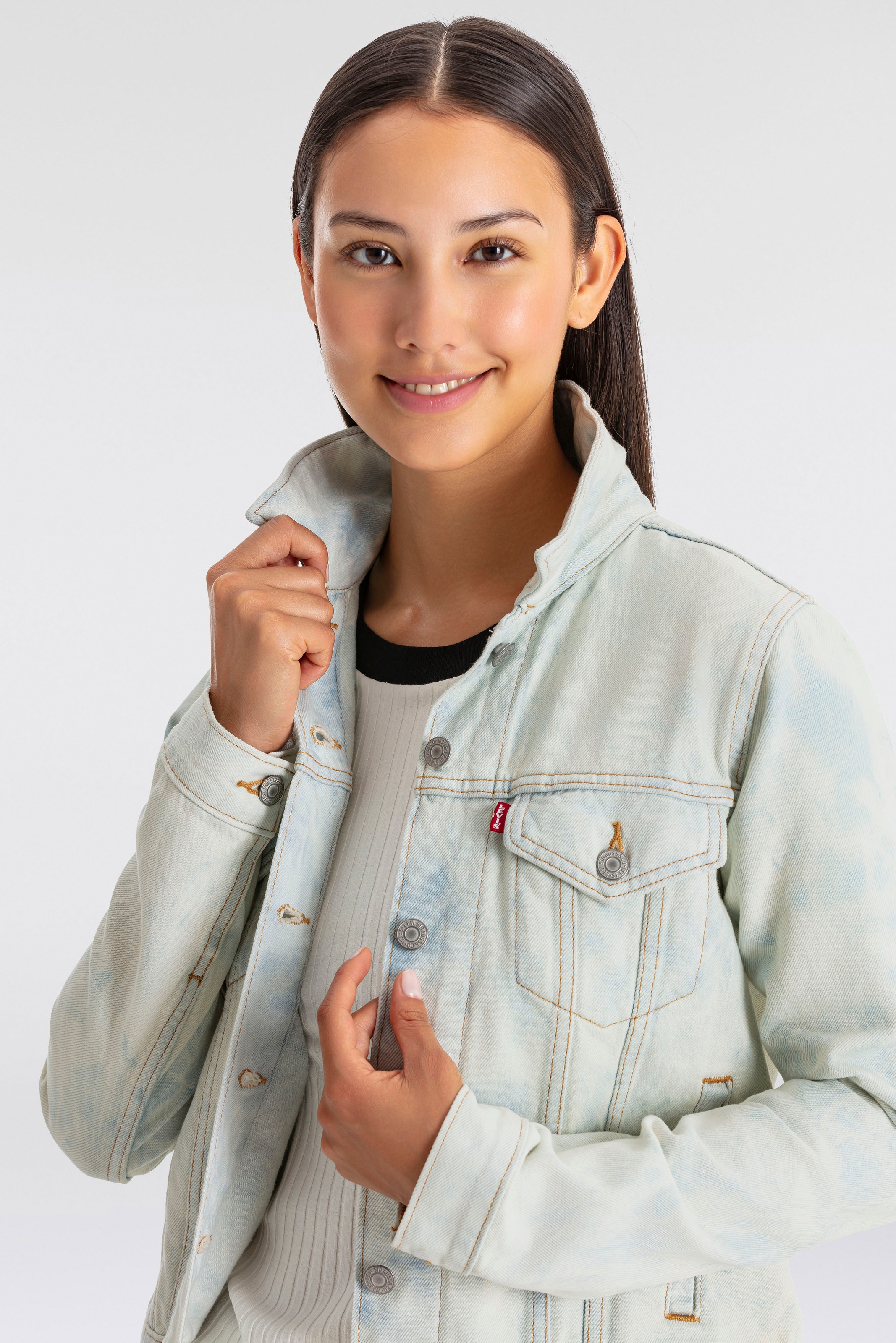 Levi's® Jeansjacke »ORIGINAL TRUCKER« in Batik-Optik