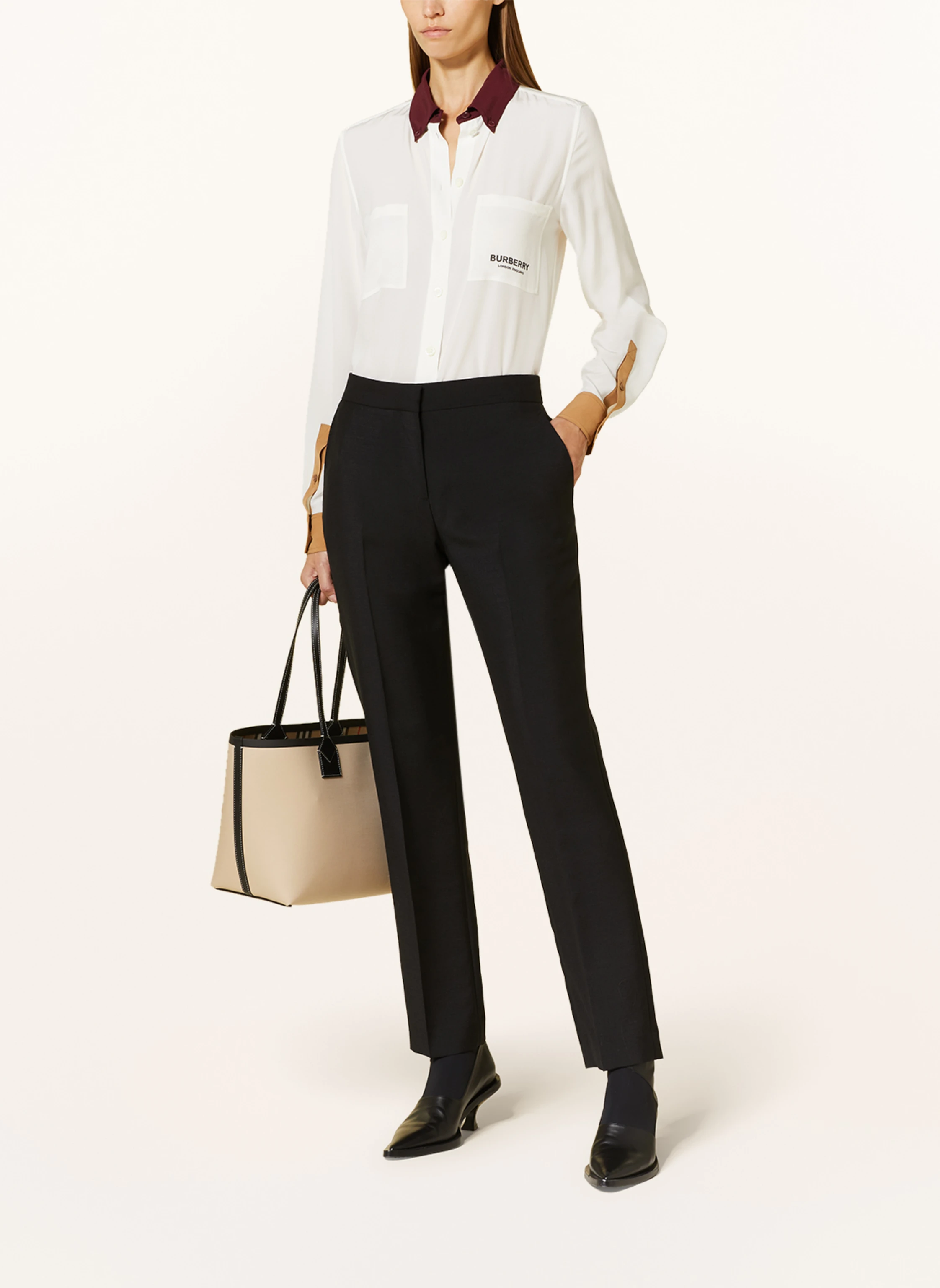 BURBERRY Hemdbluse ANETTE aus Seide