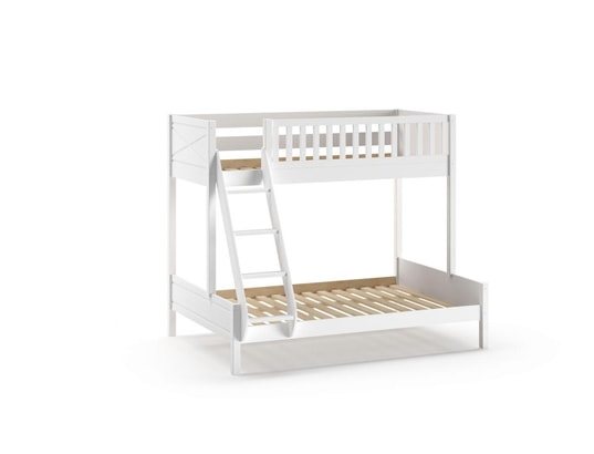 VIPACK - Lit évolutif Lit superposé 90-140x200 sommier inclus scott - blanc