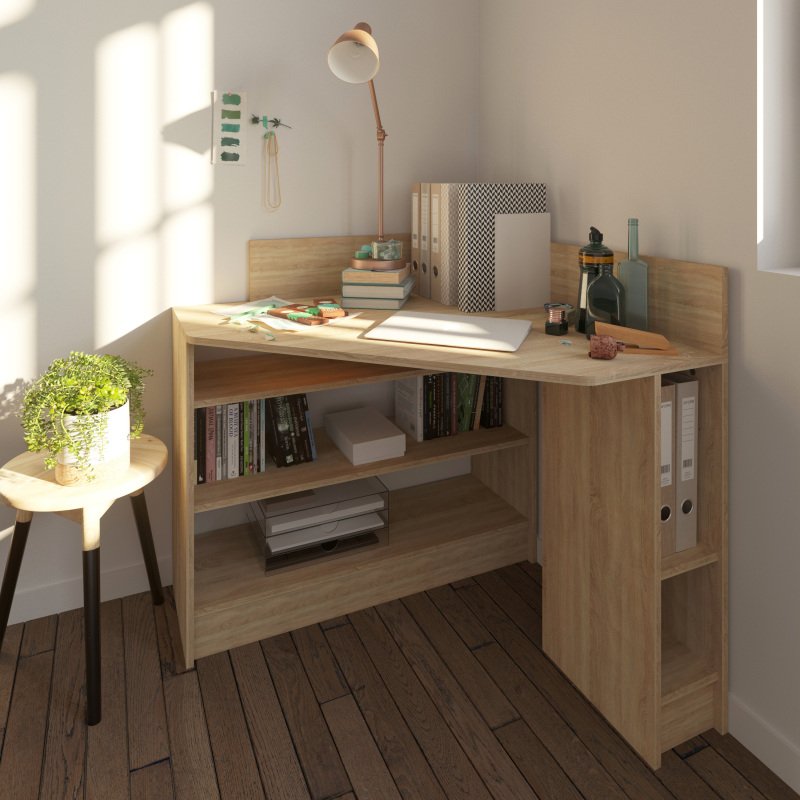 Bureau d'angle Wall 94 x 94 cm
