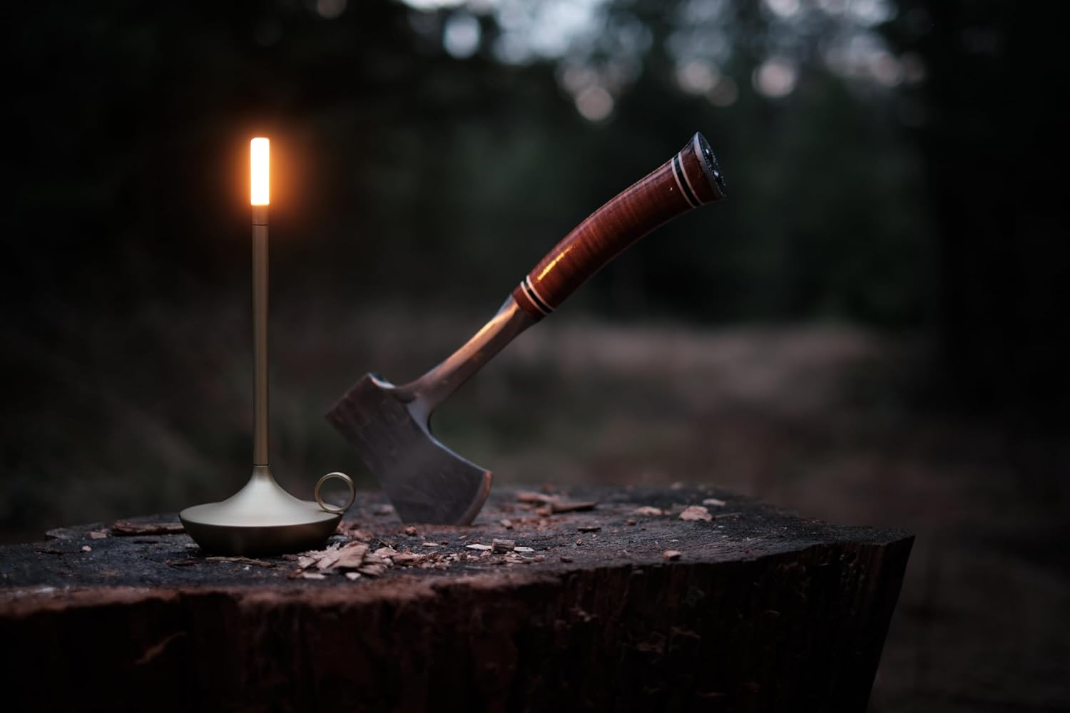 Graypants Wick Tragbare LED-Lampe (Messing, klassisch)