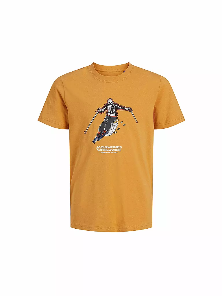 JACK & JONES Jungen T-Shirt JOREIGHT SKULL gelb