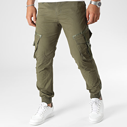 Pantalon Cargo Vert Kaki