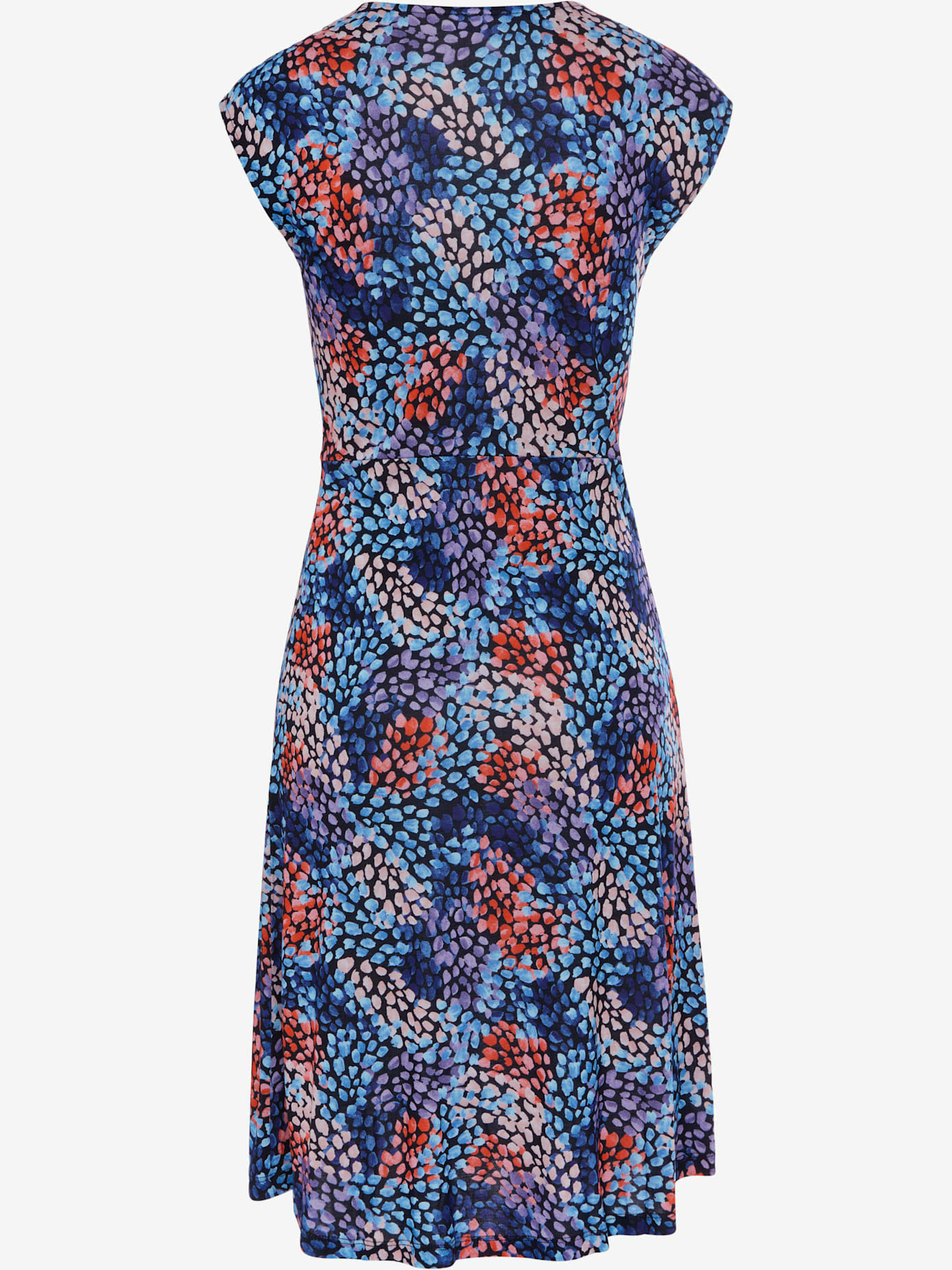 Robe en jersey encolure en v dégagée
