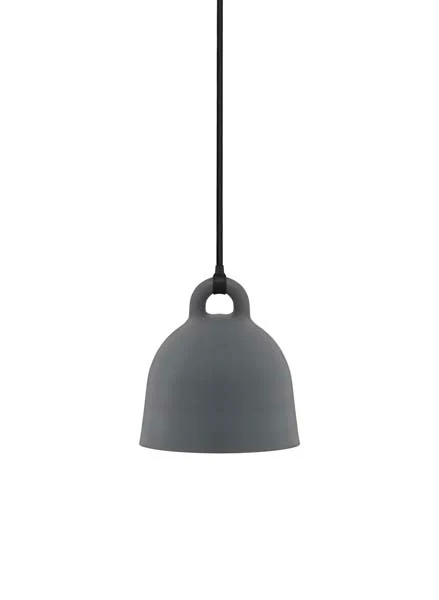 Normann Copenhagen  Bell lampe, x-small, grå - H: 23 cm.