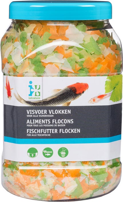 Intratuin visvoer vlokken 4 L
