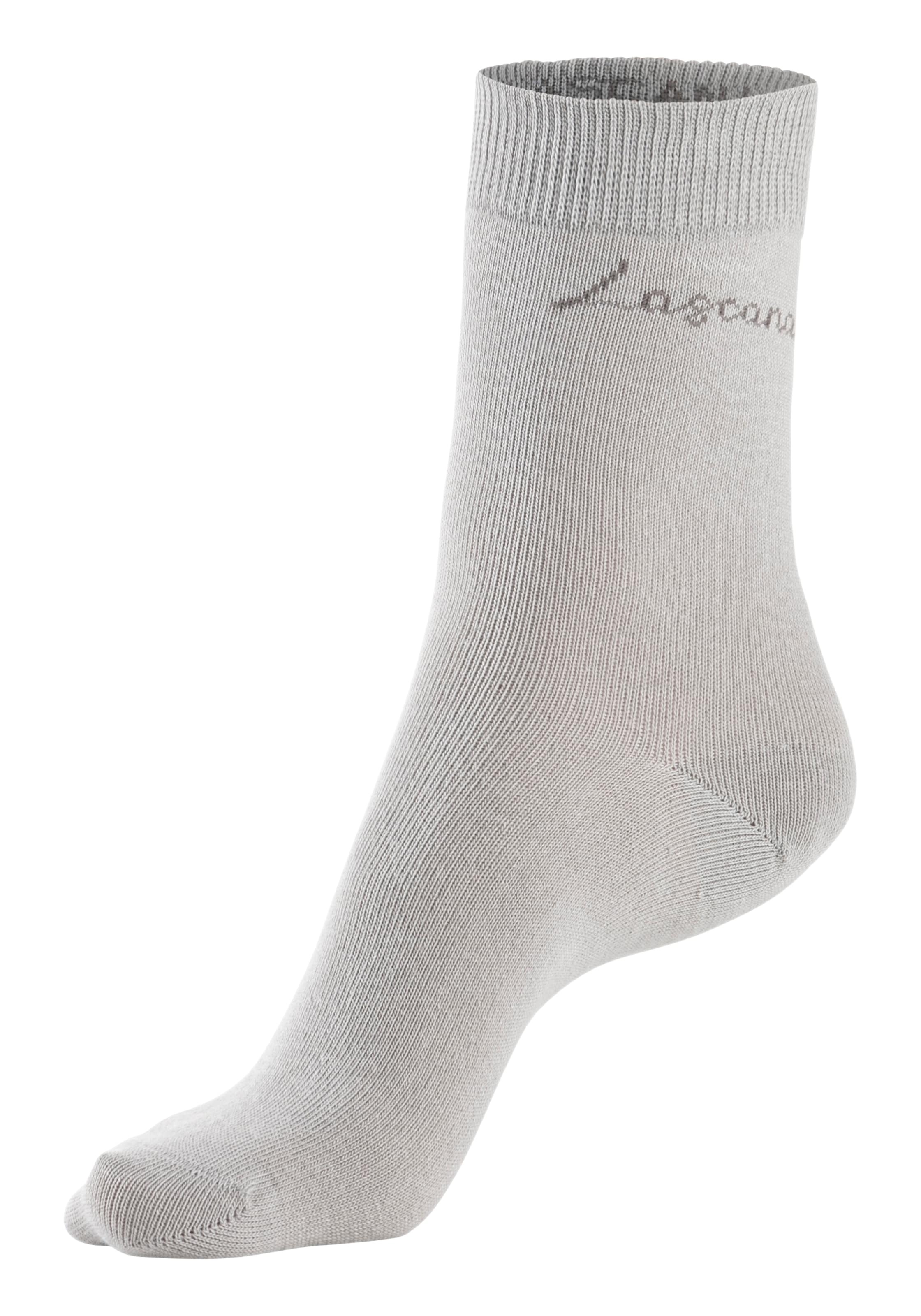 LASCANA Basicsocken Box, 4 Stk. tlg. in ansprechender Geschenkbox