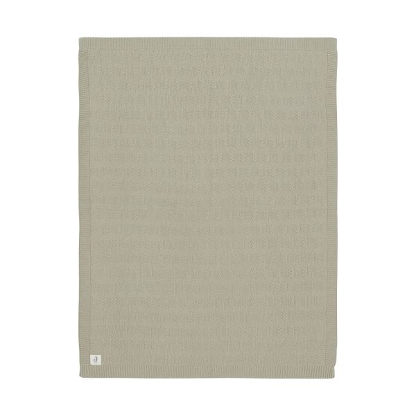 Jollein Grain Knit Wiegdeken - Olive Green