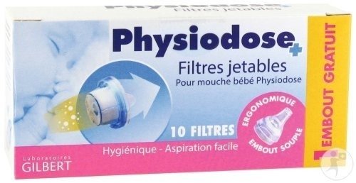 Physiodose Filtres Jetables Pour Mouche Bébé 10 Pièces
