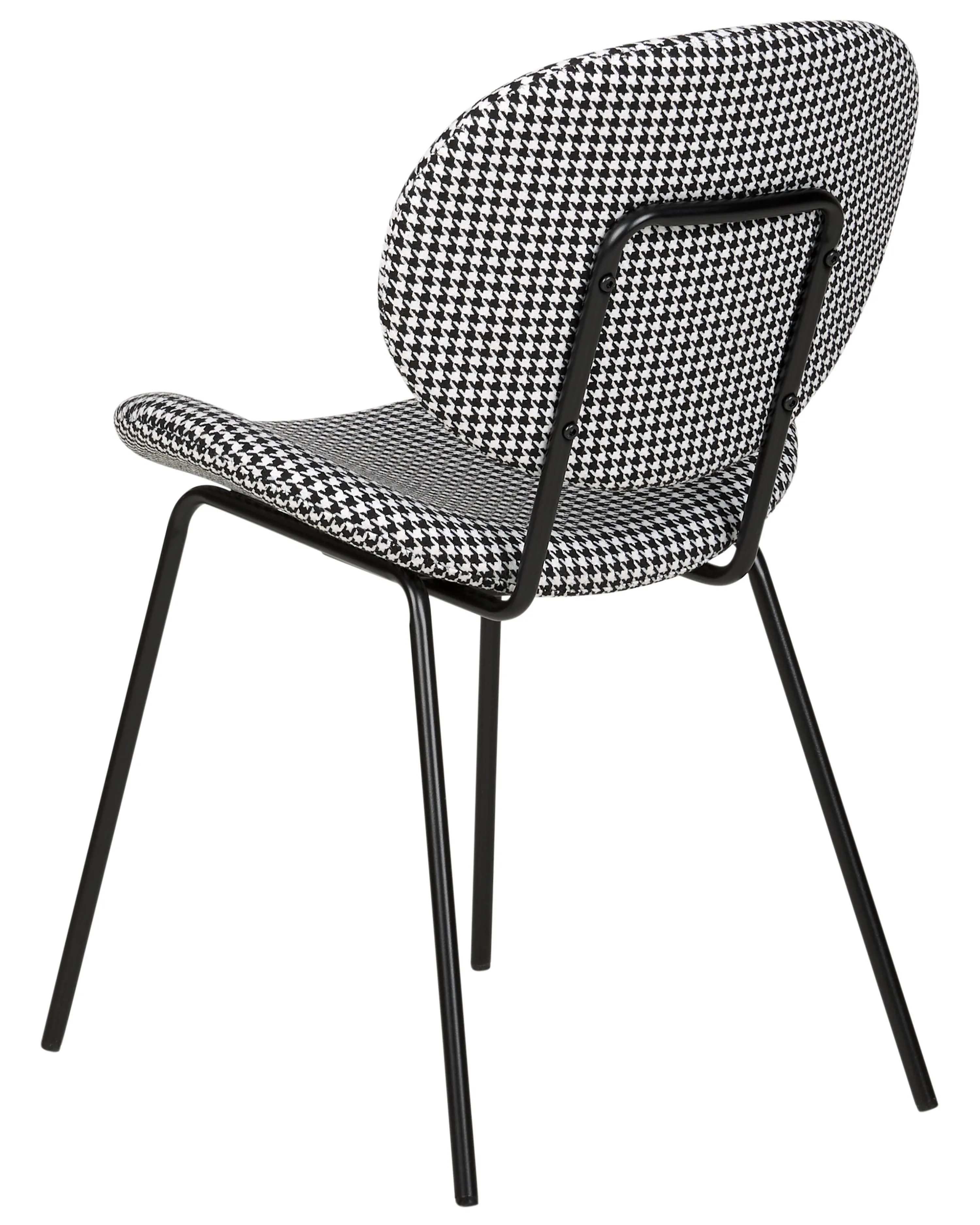 Set van 2 eetkamerstoelen LUANA Zwart/wit