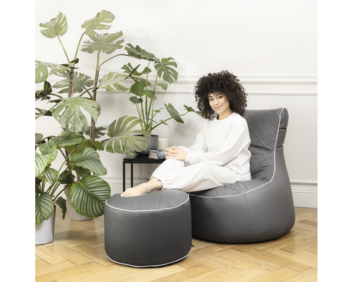 Kruk Sitting Point Dotcom Modo Tap ca. 60 liter zwart 50x30 cm