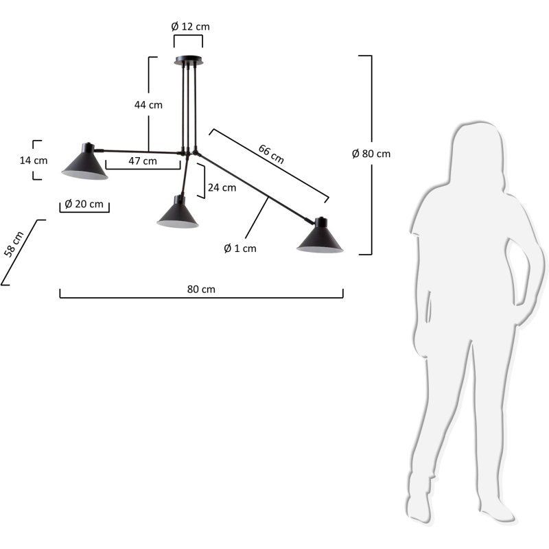 Lampe suspension Dione