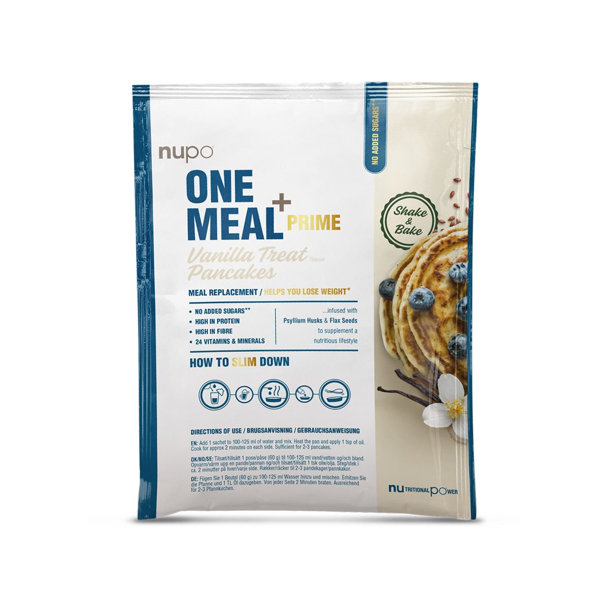 Nupo One Meal Prime Pancakes Vanilla Treat