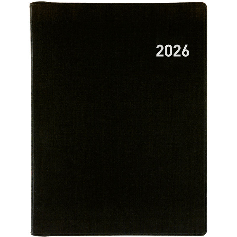 Biella Agenda 2026 Memento Wire-O, 1 Woche / 2 Seiten, schwarz