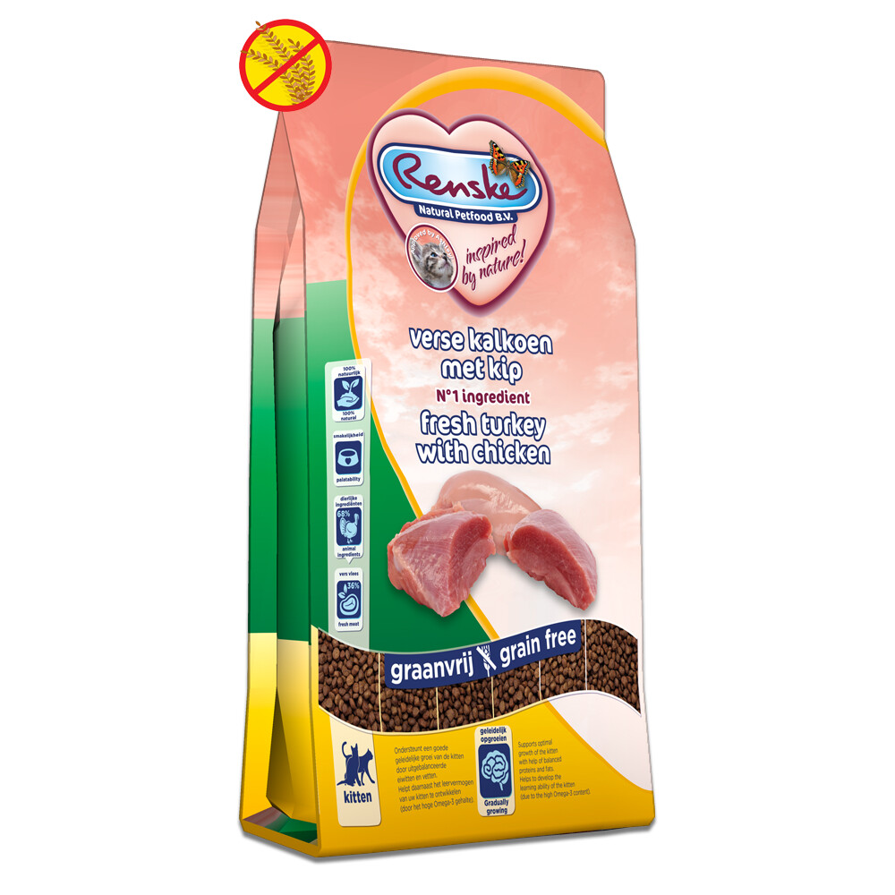 Renske Super Premium Kitten Kalkoen & Kip6 kg