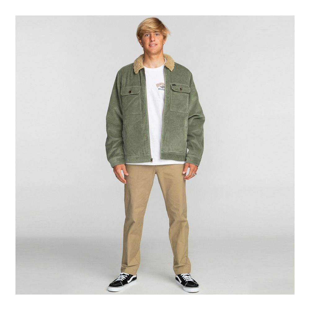 Billabong BARROW CORD - Veste Homme sage