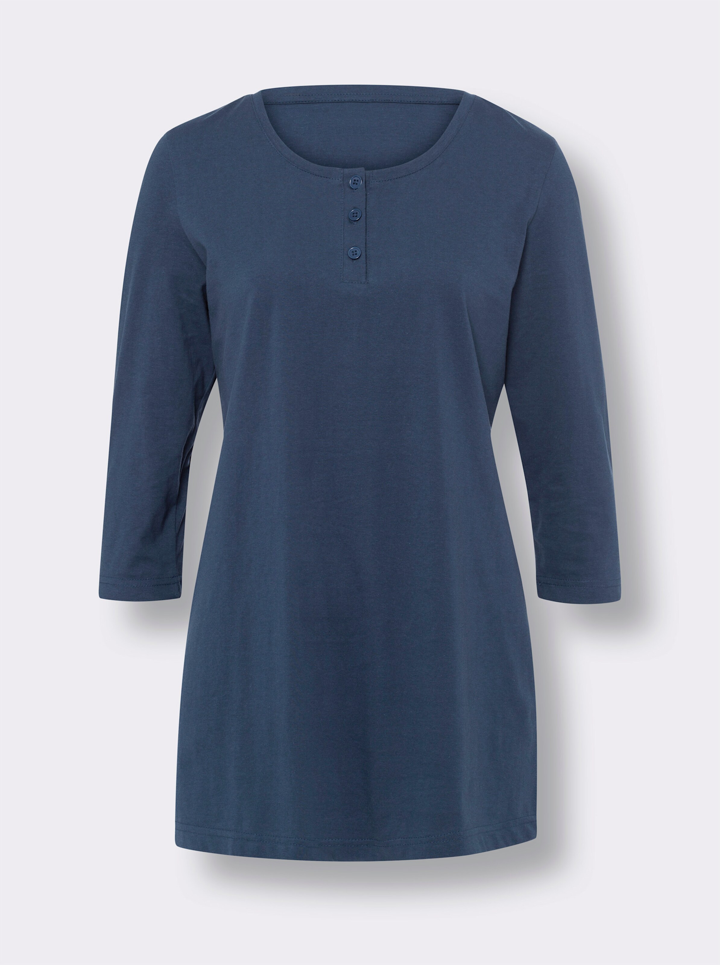 Longshirt aus reiner Baumwolle