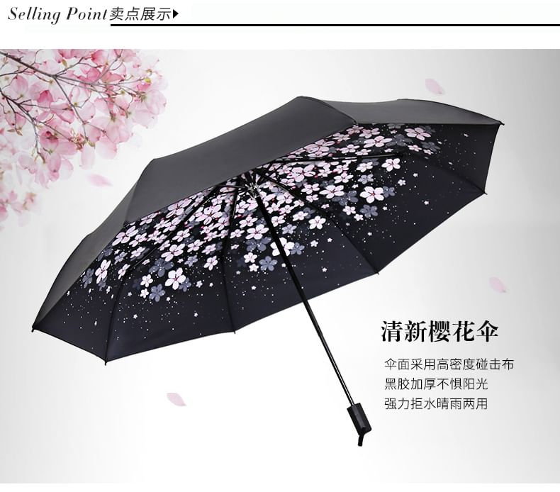 Worthbuy - Sakura Print Compacte Paraplu