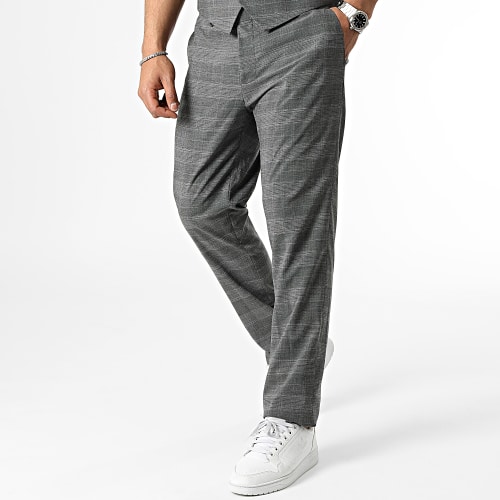 Costume 3 Pièces Gris Anthracite Chiné