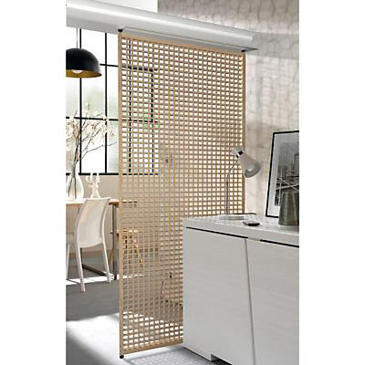 Cloison amovible 3-en-1 pin Quadratus H.250 x l.100 cm