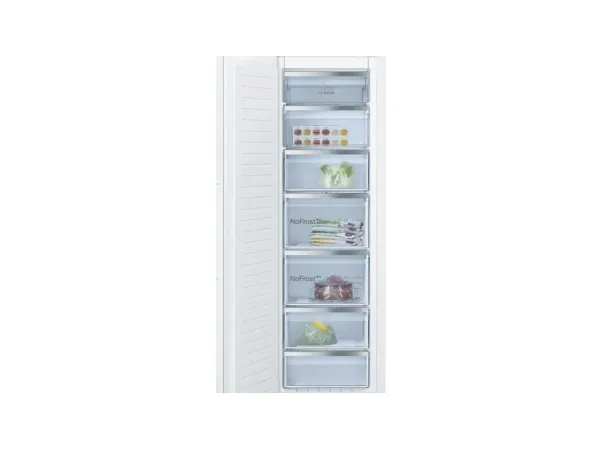 Bosch Serie | 6 GIN81ACE0 - Fryser - stående - til indbygning - niche - bredde: 56 cm - dybde: 55 cm - højde: 177.5 cm - 212 liter - Klasse E