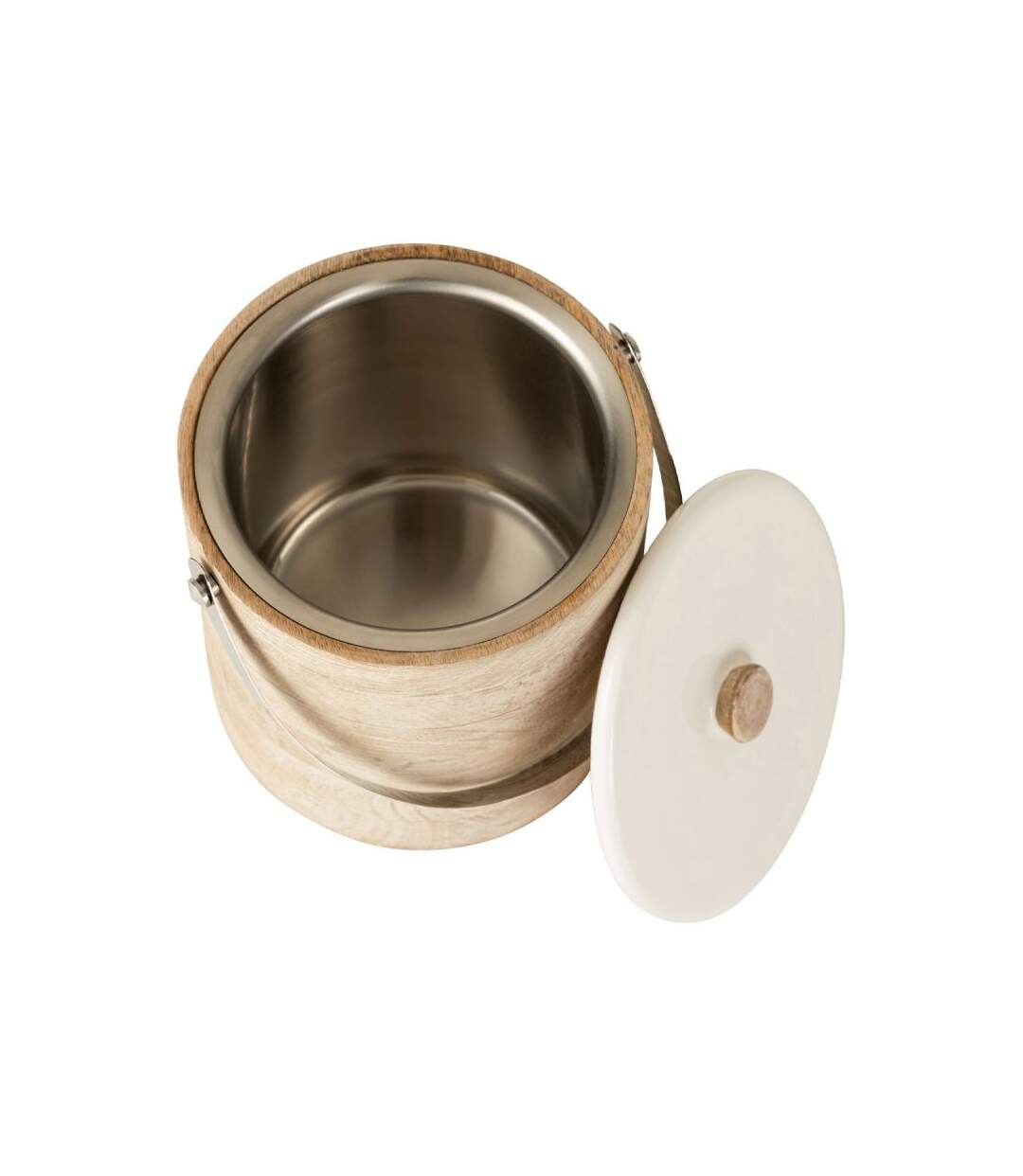 Paris Prix - Cache-pot En Bois corde 19cm Naturel