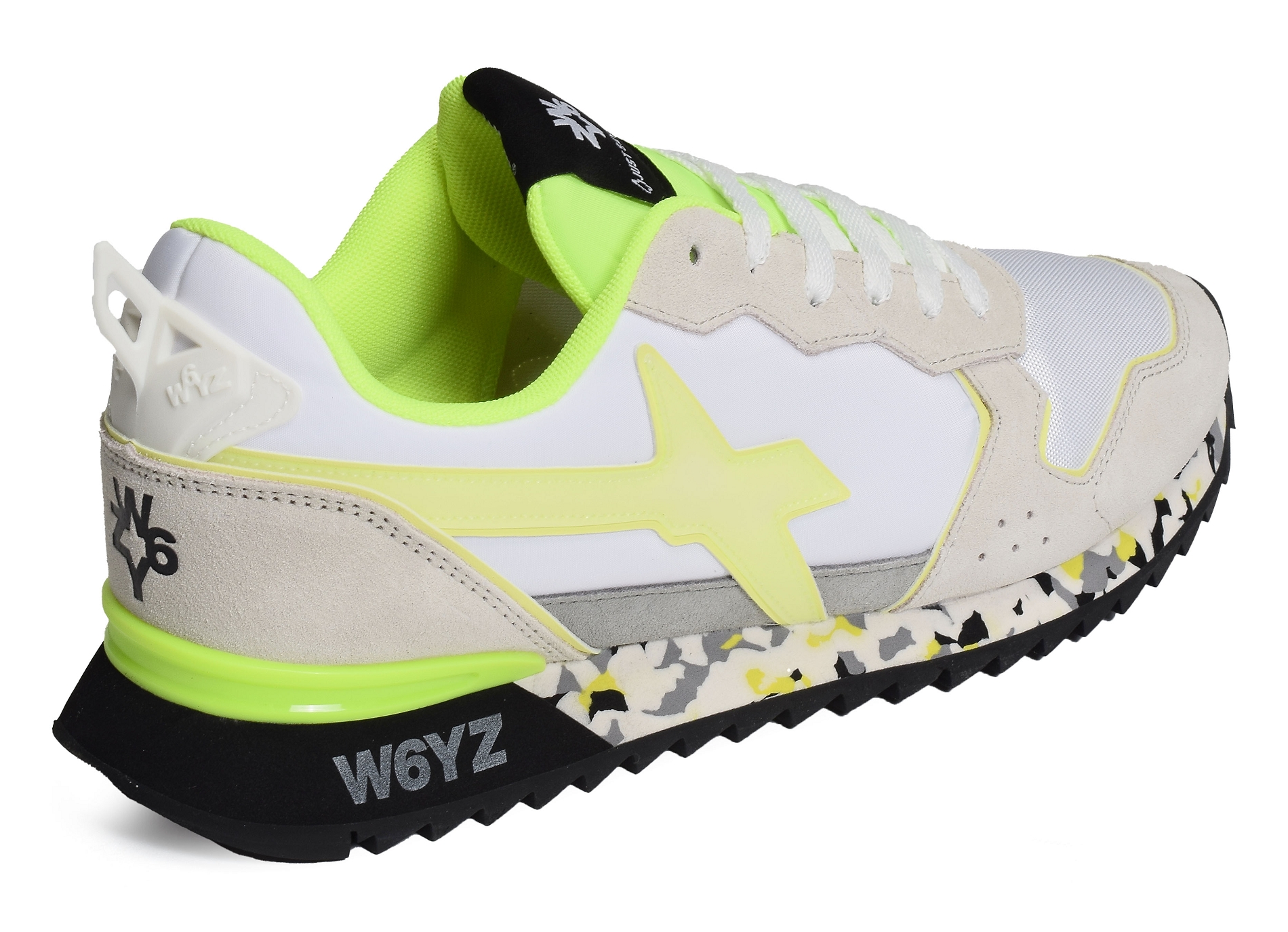 Jet m blanc jaune