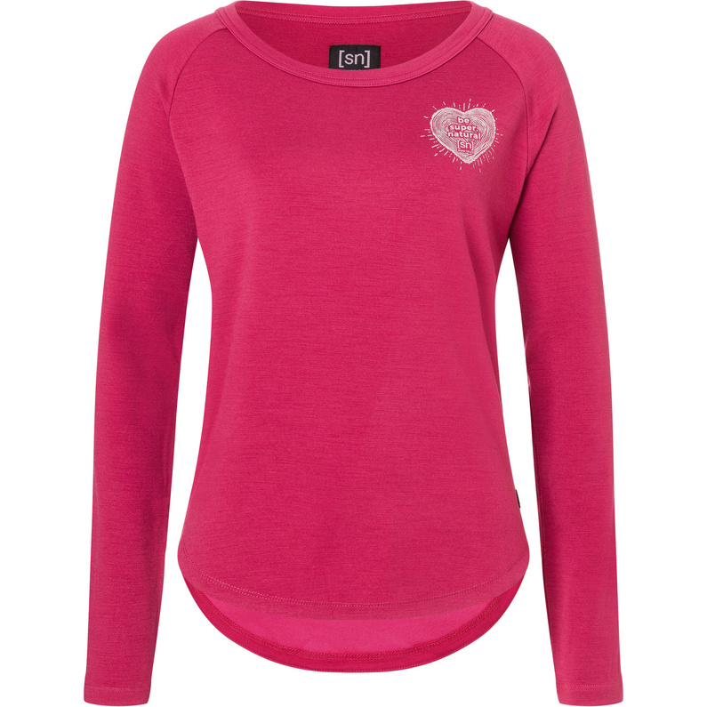 Super.Natural Damen Little Heartwood Crew Pullover