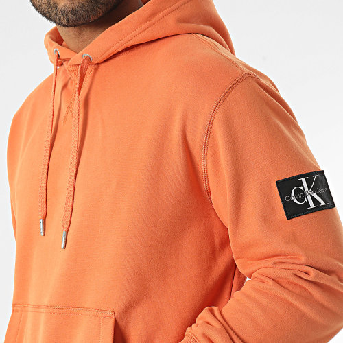 Sweat Capuche Badge 3430 Orange