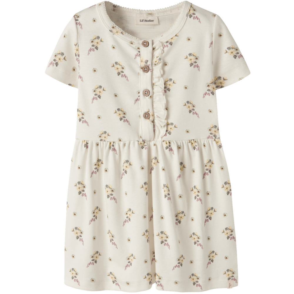 Køb Lil'Atelier Coconut Milk Flower Nmfgayo Smi Ss Kjole Lil