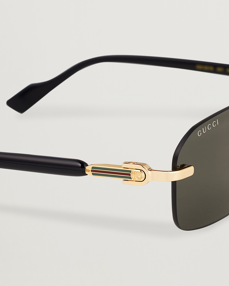 Gucci GG1221S Sunglasses Gold/Black