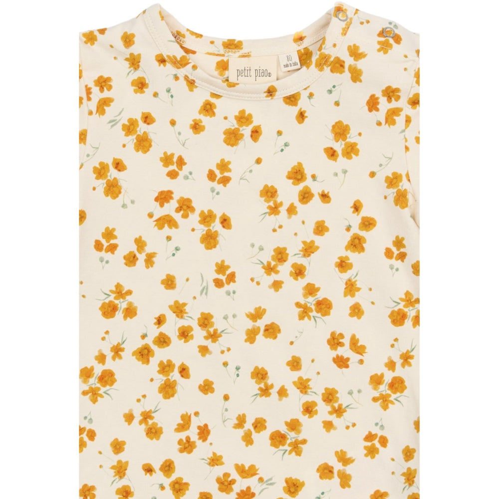 Køb Petit Piao Eggnog Buttercup Aop Ppsun S_S Tee