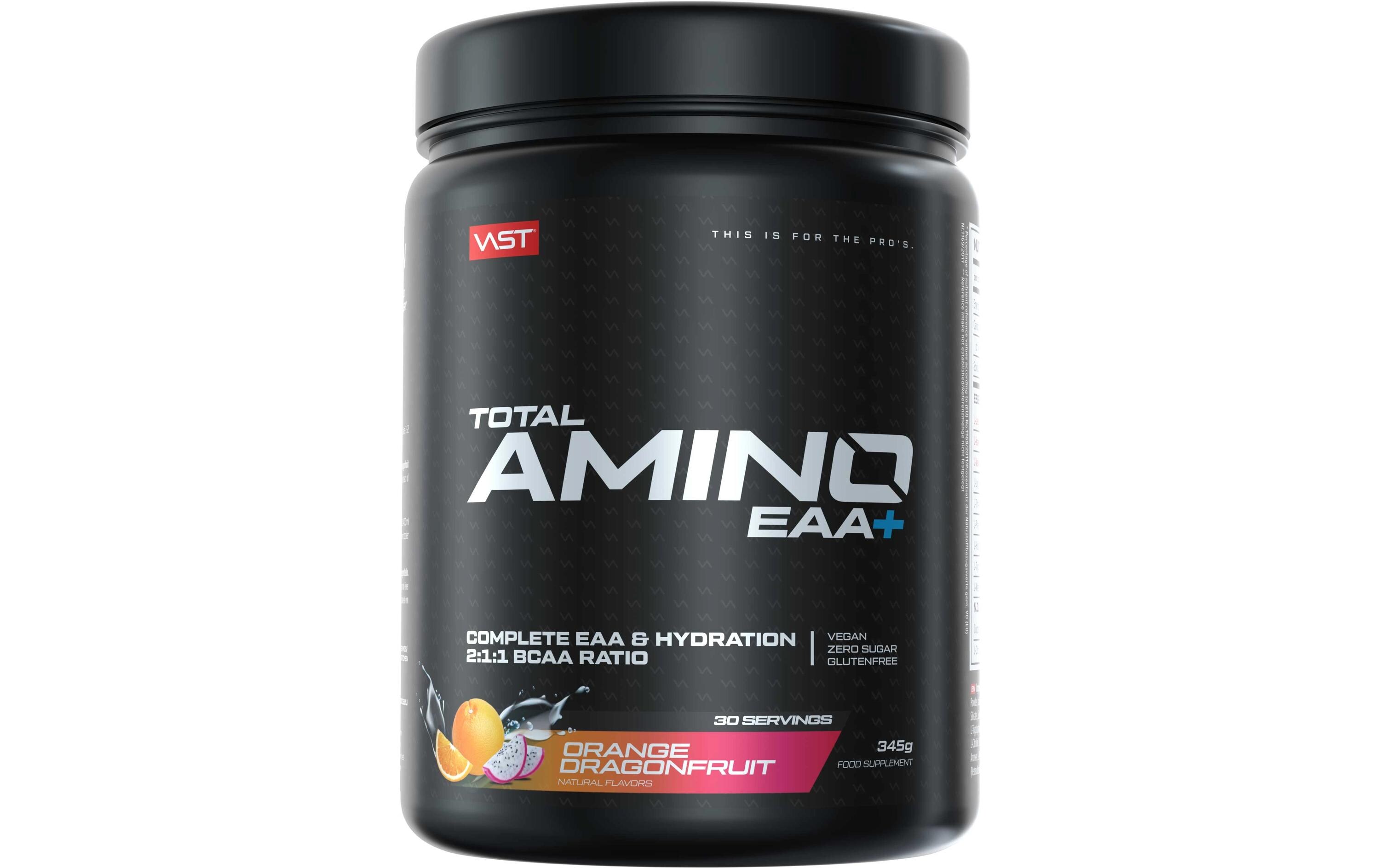 Pulver Total Amino EAA+ Dose: 381g, Orange DragonfruitEAA Pulver mit L-Citrullin
