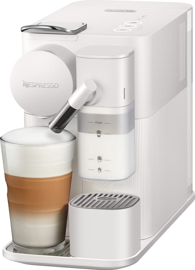 NESPRESSO® Lattissima One kaffemaskine fra DeLonghi, Hvid
