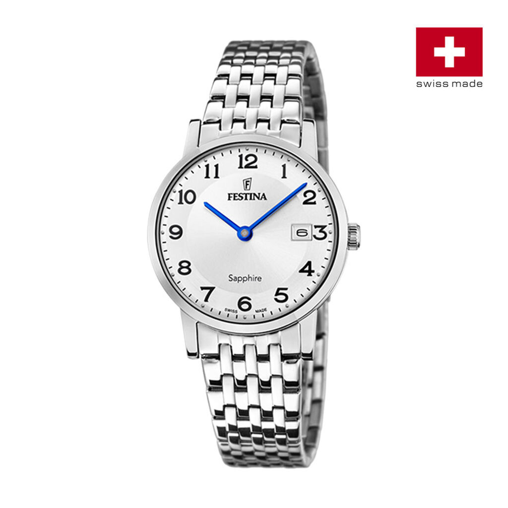 Montre Festina Swiss Made Argenté