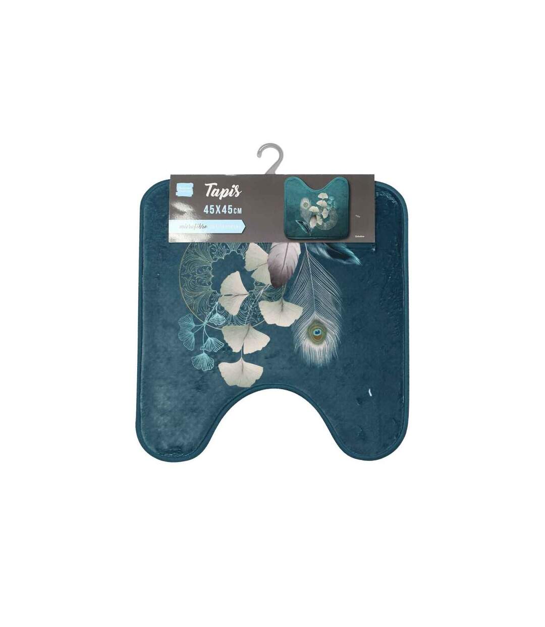 Tapis Contour WC Imprimé Ginkoblue 45cm Vert