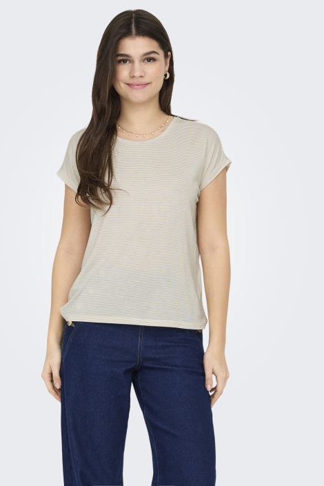 Only beige dames t-shirt