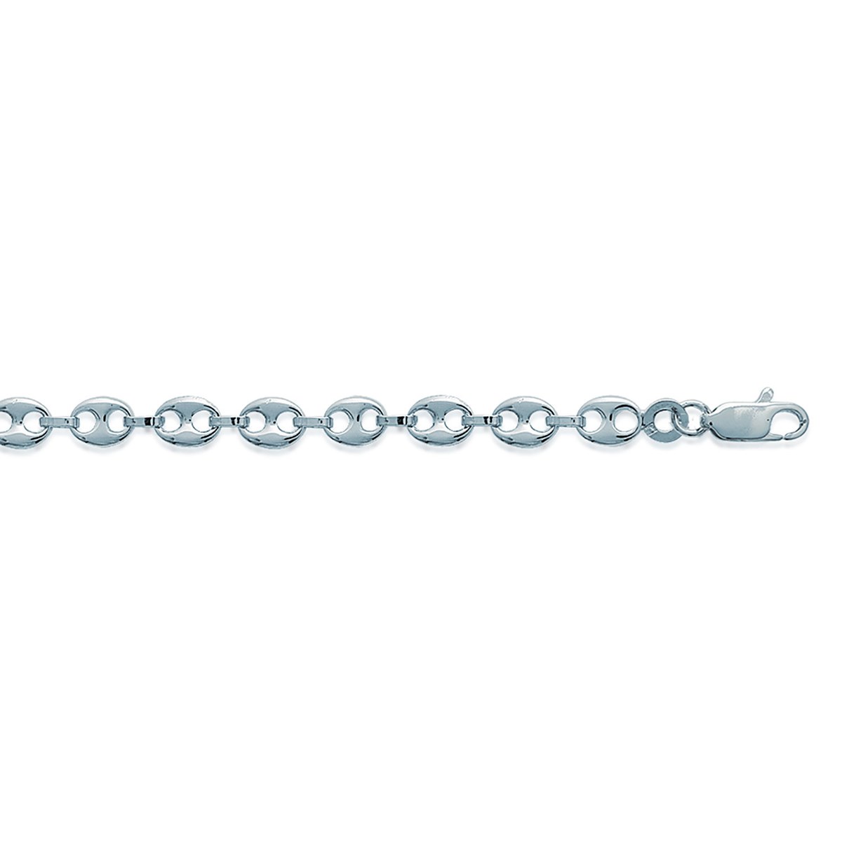 Bracelet Brillaxis maille grain de café 18 cm