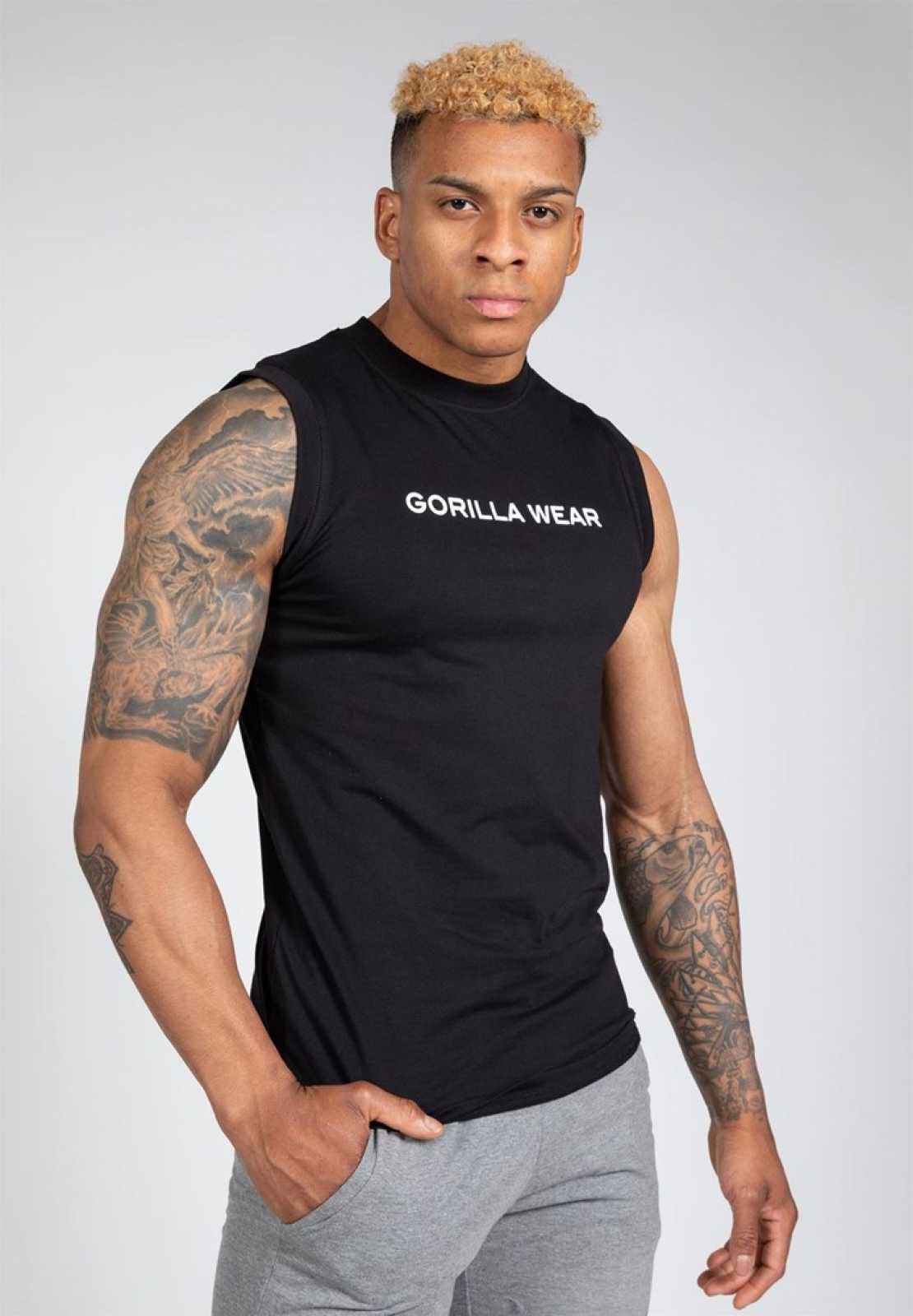 Camiseta sem mangas Gorilla Wear Sorrento preta
